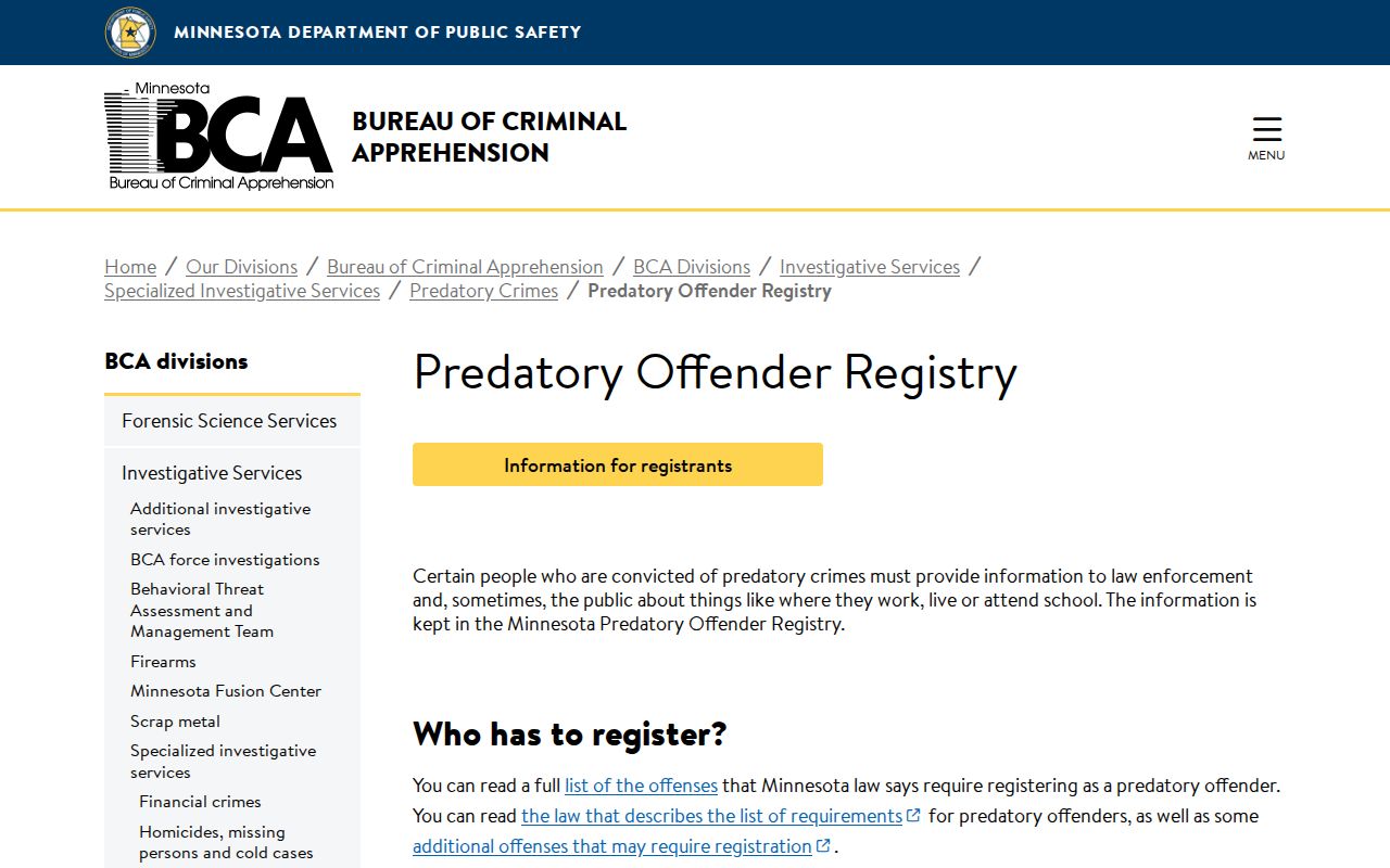 Chanhassen resident lookup Minnesota public offender information limits
